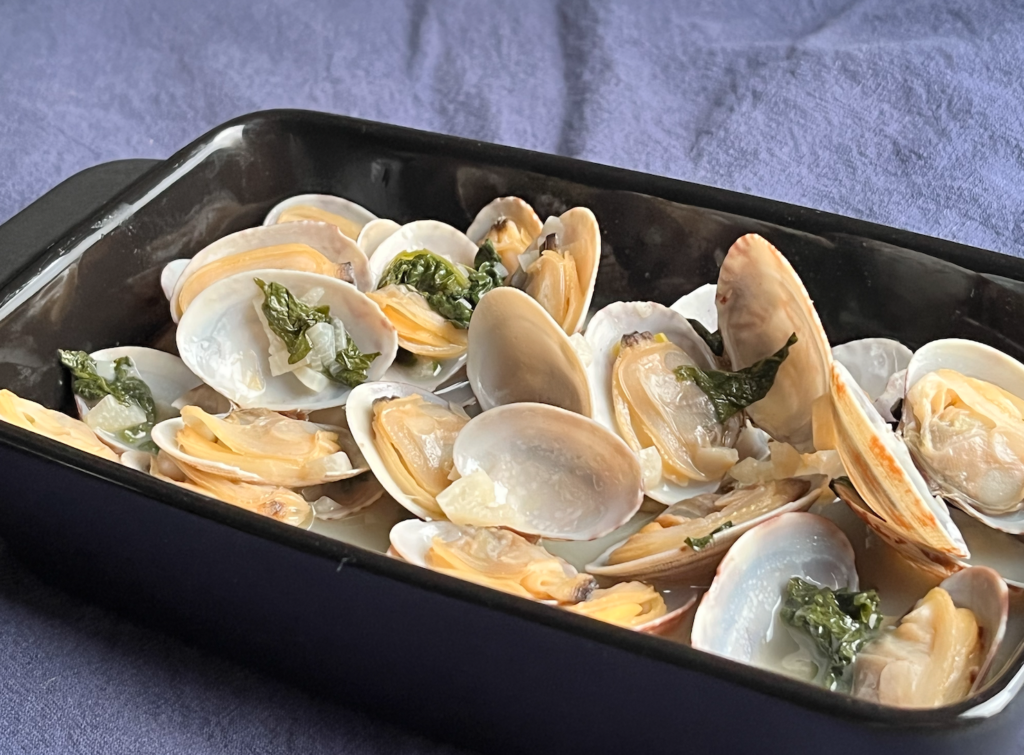 あさりの酒蒸し〜大葉風味 Sooのおうちごはん